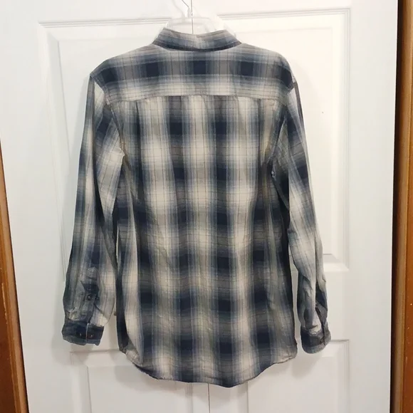 Carhartt cotton long sleeve plaid button down - relaxed fit - Med - Picture 4 of 10